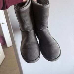 UGG Dark Gray Suede Boots